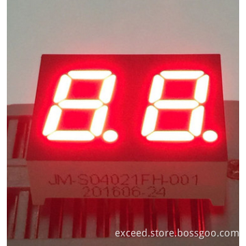 0.56 Iinch Dual Digit 7 Segment LED Display